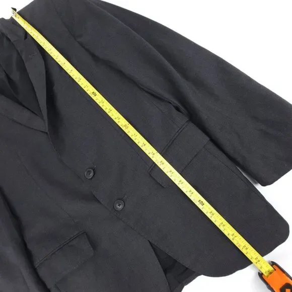 HUGO BOSS Virgin Wool Slim Fit Super 120 Stretch Tailoring Two Button Blazer 36R
